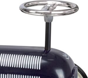 Porteur voiture de course vintage noir pour enfant 18 mois