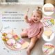 71bFXYZmVL._AC_SL1500_.jpg Batterie pour enfants 1-3 ans, musicale Montessori rose
