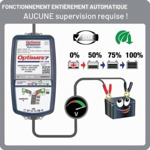 Chargeur de batterie OptiMATE OptiMate7 AmpMatic 12V 10A