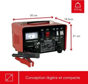 Chargeur batterie 12/24V Toolland - Boost Plomb-acide