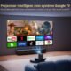 Vidéoprojecteur 4K Toumei Mini, batterie 15 000 mAh, Google TV