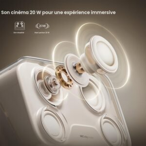 Mini vidéoprojecteur Aurzen - Google TV, Netflix, Dolby 20 W