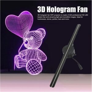 Projecteur hologramme 3D 16,5 pouces 224 LEDs publicité