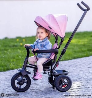 Tricycle bébé évolutif HyperMotion 3-en-1 siège pivotant 360°