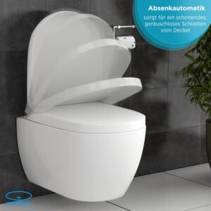 WC mural sans bord Alpenberger kit complet Geberit