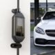 Support chargeur voiture électrique lot 2 muraux anti-chute