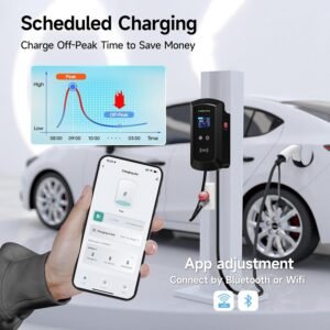 71eqkWDiL._AC_SL1500_.jpg Chargeur voiture électrique 11 kW Type 2 5 m triphasé RFID