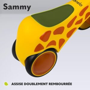 Draisienne bébé Lionelo Sammy - Poignées LED jaune