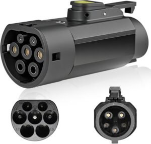 Adaptateur Type 2 vers Type 1 32 A – Haute qualité