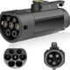 Adaptateur Type 2 vers Type 1 32 A – Haute qualité