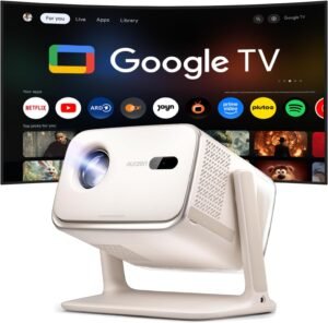 Mini vidéoprojecteur Aurzen - Google TV, Netflix, Dolby 20 W