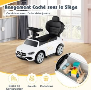 71hv34wFOwL._AC_SL1500_.jpg Porteur enfant COSTWAY Mercedes-Benz 3-en-1 blanc, canopy réglable