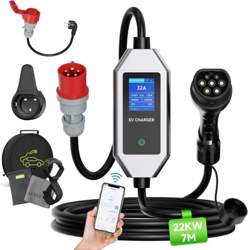 Chargeur voiture électrique 22 kW Type 2