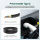 Chargeur mural 11 kW Type 2 6 m 16A triphasé - Int/Ext