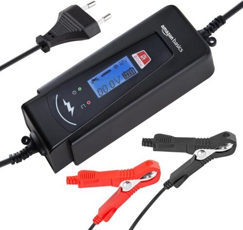 Chargeur de batterie intelligent Amazon Basics 6/12V 2/4A