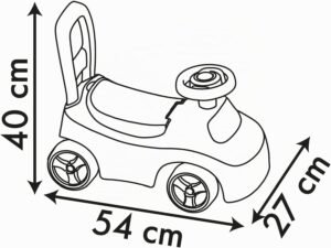 Porteur auto Smoby Spidey évolutif 2 en 1, coffre et volant