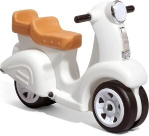 Step2 Ride Along Scooter - Porteur plastique blanc