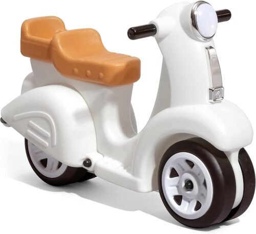 Step2 Ride Along Scooter - Porteur plastique blanc