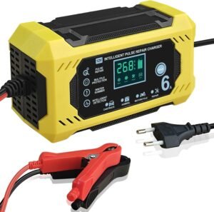 Chargeur batterie 12V 6A intelligent, réparation/protection