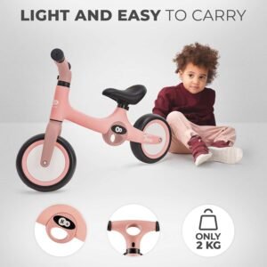 Draisienne Kinderkraft métal, selle réglable, 1,5 an à 25 kg