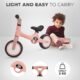 Draisienne Kinderkraft métal, selle réglable, 1,5 an à 25 kg