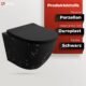 WC suspendu Sofi Slim Fire noir sans bord - kit LAVITA