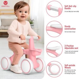 Draisienne bébé Umatoll 12-24 mois avec panier cadeau