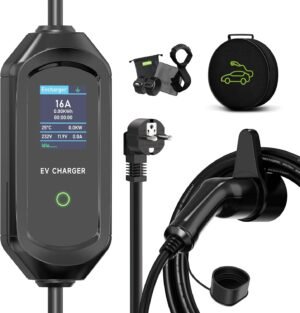 Chargeur voiture électrique 3. Chargeur voiture électrique 3.6 kW – 8/10/13/16A réglable