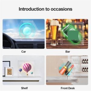 Projecteur hologramme 3D ventilateur 14cm 128LED 10W