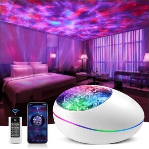 Projecteur GOBO veilleuse enfa Projecteur GOBO veilleuse enfant projection vague bruit blanc