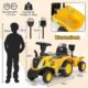 Porteur tracteur enfants Caterpillar avec remorque amovible