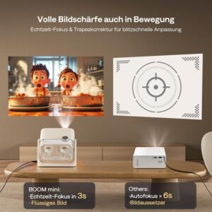 Vidéoprojecteur Aurzen Boom Mini Google TV Netflix Dolby 20W