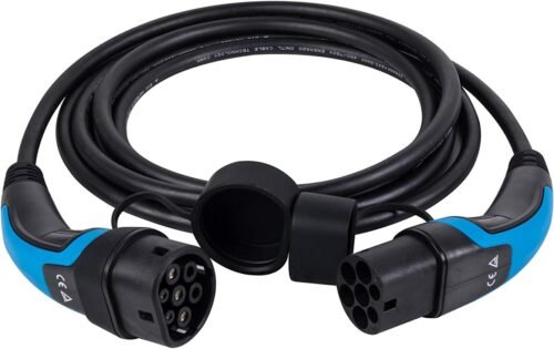 Câble de recharge Type 2 DasVolt 32A 7,2 kW monophasé 5m