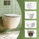 WC de douche suspendu fonction bidet 53 x 36 x 35 cm