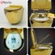 Lavita Élément mural WC Sofi Slim Gold 40 cm Kit complet