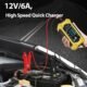 Chargeur batterie 12V 6A intelligent, réparation/protection