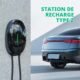Chargeur mural 11 kW Type 2 6 m 16A triphasé - Int/Ext