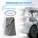 Housse port de charge EV étanche antipoussière grise