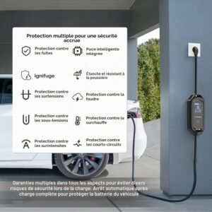 71vcYr4y1EL._SL1500_.jpg Chargeur voiture électrique 3,6 kW Type 2 - câble 8 m APP
