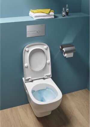 WC suspendu Jacob Delafon Struktura sans bride 3/6L