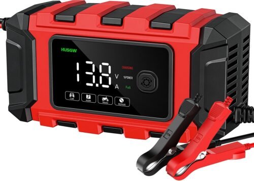 Chargeur batterie 12V 6A Moto/Auto - Maintien de charge