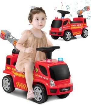 Porteur Scooter Électrique Enfant, bulles & lumières