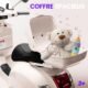 Scooter électrique enfant Vespa Blanc, MP3 et coffre