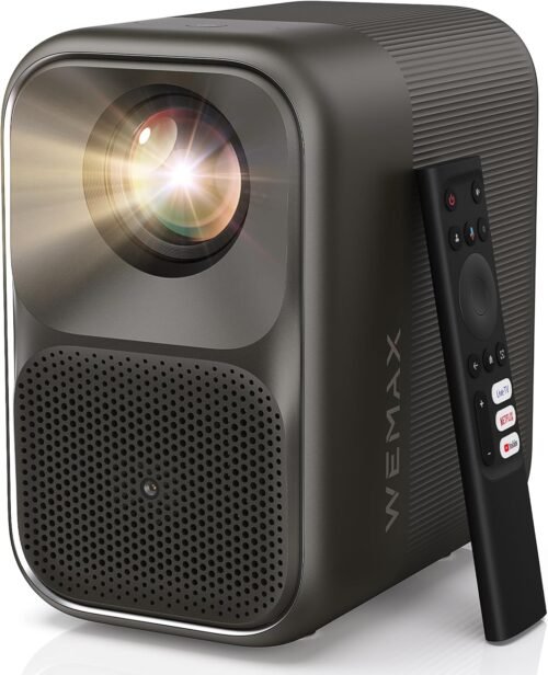 Vidéoprojecteur WEMAX Google T Vidéoprojecteur WEMAX Google TV Netflix 1080p 500 ISO Lumens