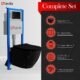WC mural Lavita LAV 101 40 cm noir - kit complet sans bord