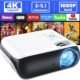 Mini projecteur 4K HOPVISION - Full HD natif, Bluetooth 5.1