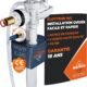 Flotteur WC mécanisme horizontal – Facile, garantie 10 ans