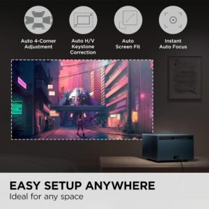 Vidéoprojecteur ViewSonic LED 1080p Home Cinéma Google TV