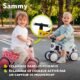 Draisienne bébé Lionelo Sammy - Poignées LED jaune