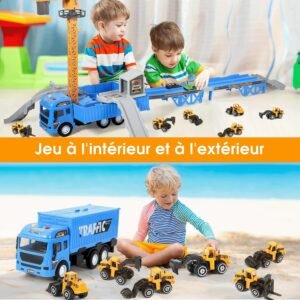 Jouets construction MOONTOY - Camions chantier 3-6 ans